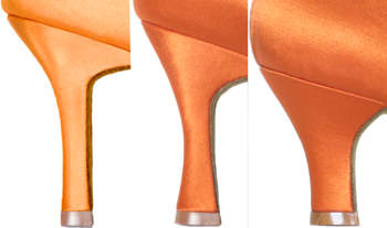 argentine tango shoes-Natural Spin Professional NS-M1108-02-Examples of 2.5 inch & 3 inch Heel Heights