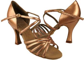argentine tango shoes-Very Fine Dance Shoes-VF S9216-Copper Nude Leather