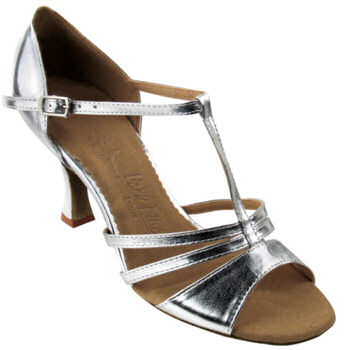 argentine tango shoes-Very Fine Dance Shoes-VF Sera 1683-Silver Leather